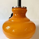 Vintage orange opaline glass pendant light