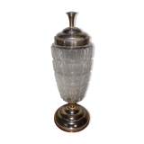 Vase urne  ancien en verre art déco