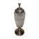 Old urn vase in art deco glass