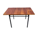 Mahogany veneer dining table by Marcel Gascoin 1960 for Alveole
