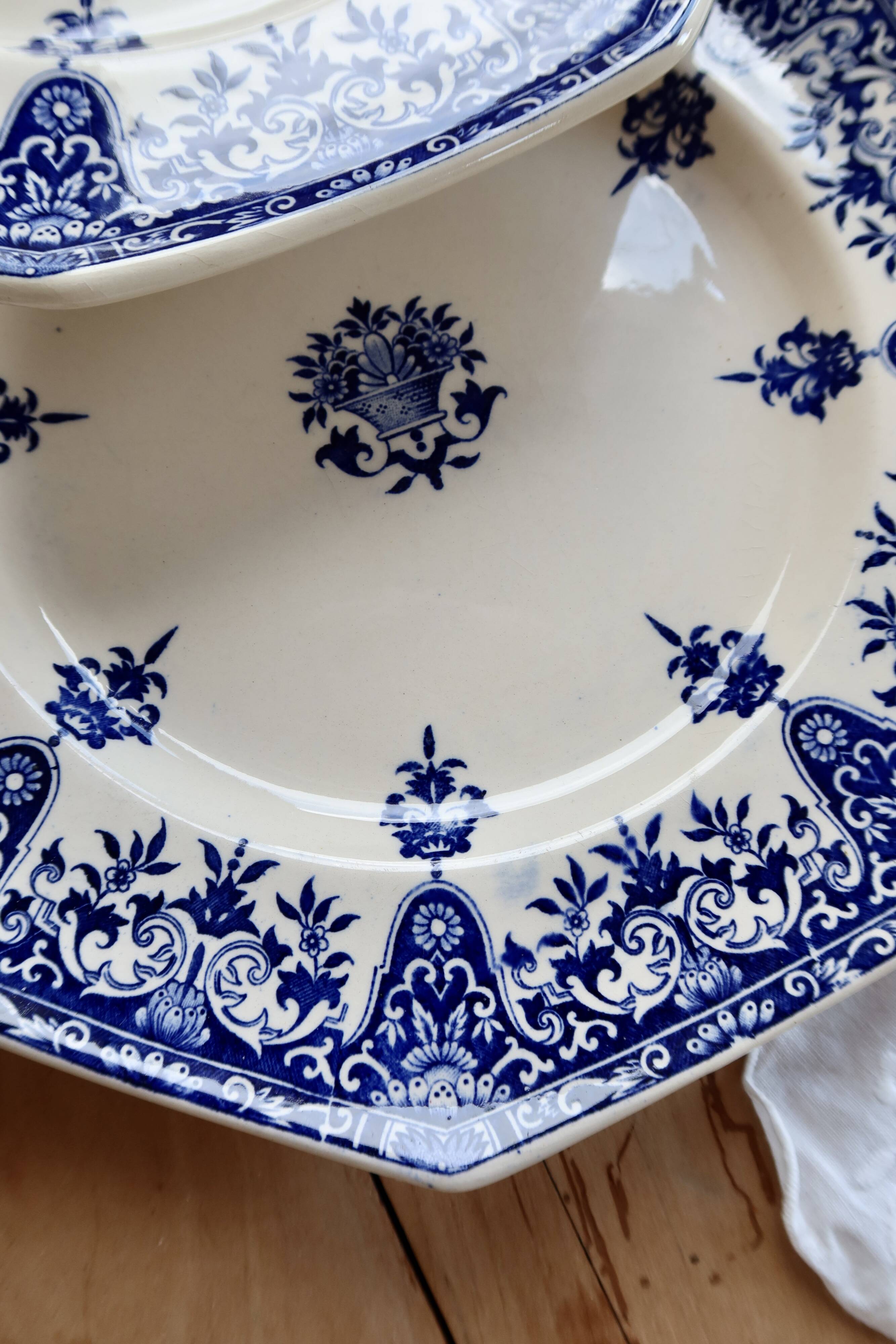 Low iron compote dish Longchamp Rouen 19th century