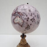 adorable little wooden foot world map