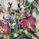 Flower bouquet oil on canvas
