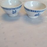 Lot of 2 Giens earthenware cups