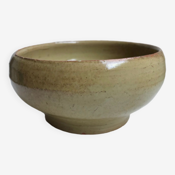 bol en céramique / poterie émaillée signé années 60-70