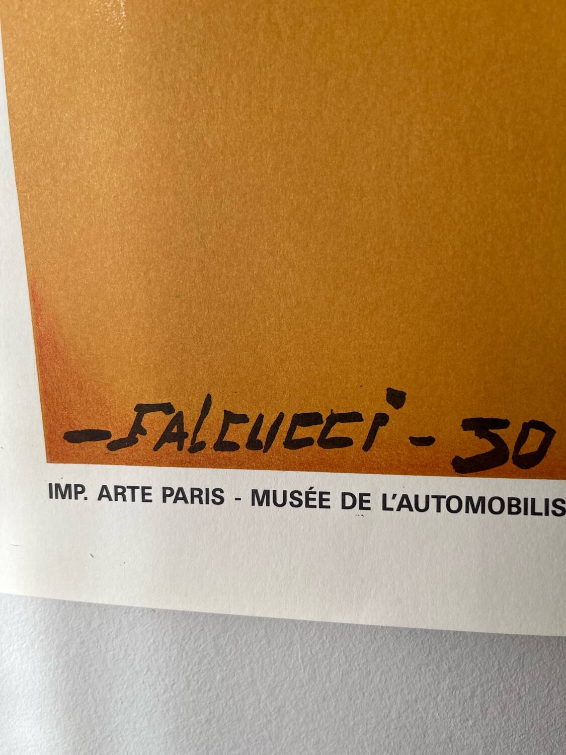 Lithograph of the 1931 Monaco Grand Prix