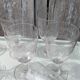 Verres en cristal gravés