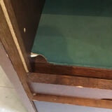 Vintage curtain cabinet