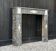 Directoire fireplace in grey marble Sainte-Anne, early 19th century
