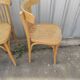 4 bistro chairs  blond wood