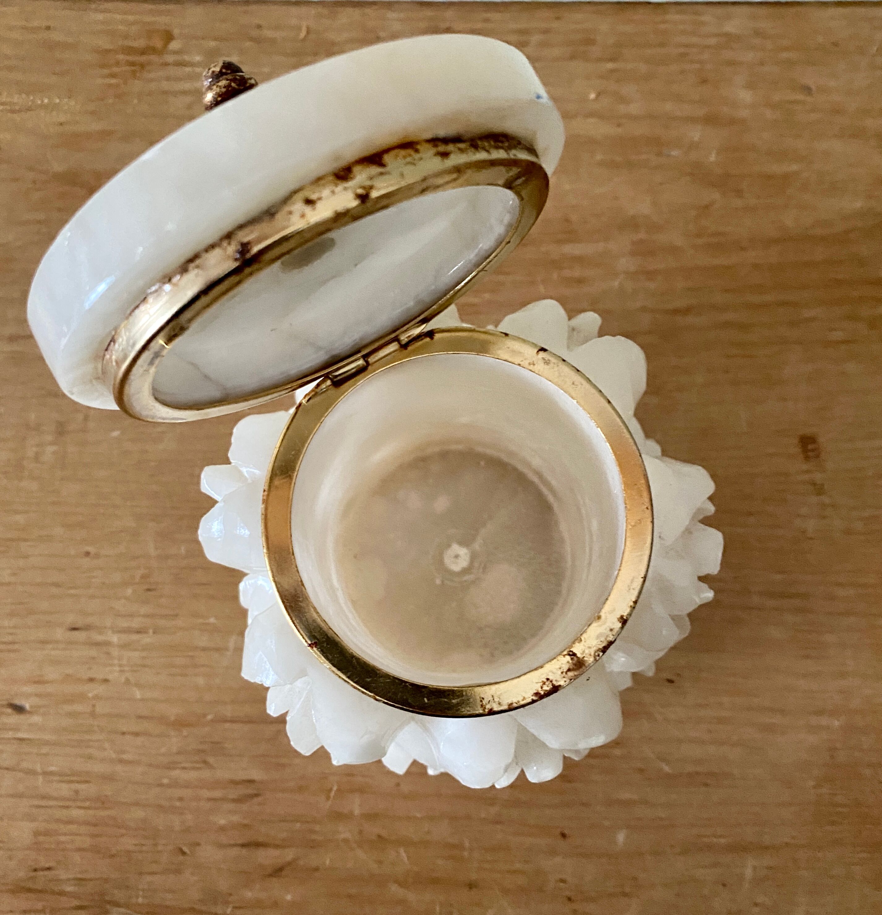 Vintage alabaster box
