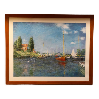 Reproduction painting Claude Monet "The Red Boats"
