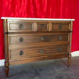 Mahogany chest of drawers Louis XVI 1950