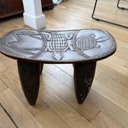 Small carved African stool
