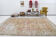 8x12 handmade orange foloral turkish rug 383x257cm