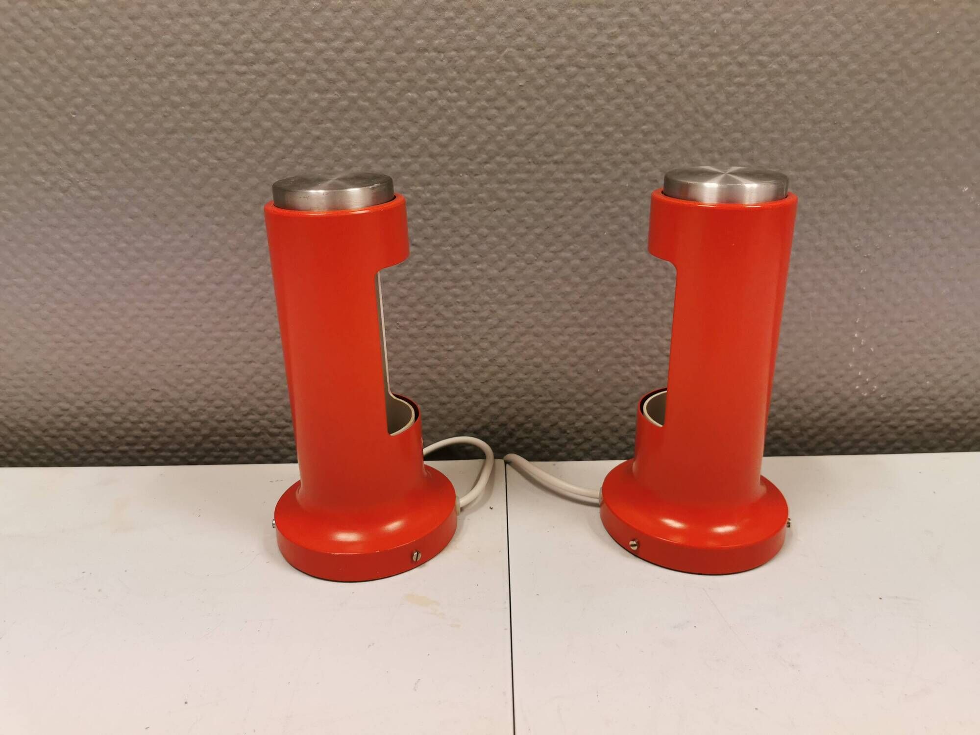 Vintage set of wall lamps model"Contact"designed by Peter Avondoglio for Danish Fog & Mørup