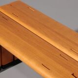 Bancs en hêtre italien des années 1960 – sièges intemporels du milieu du siècle