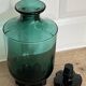 Art Deco glass bottle flask
