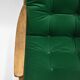 Original rotate armchair, Scandinavian icon, 1960s, quality green velvet