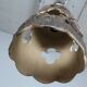 suspended lamp in brutalist ceramic France 1950