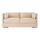 Sofa HAGA beige velour, Scandinavian design