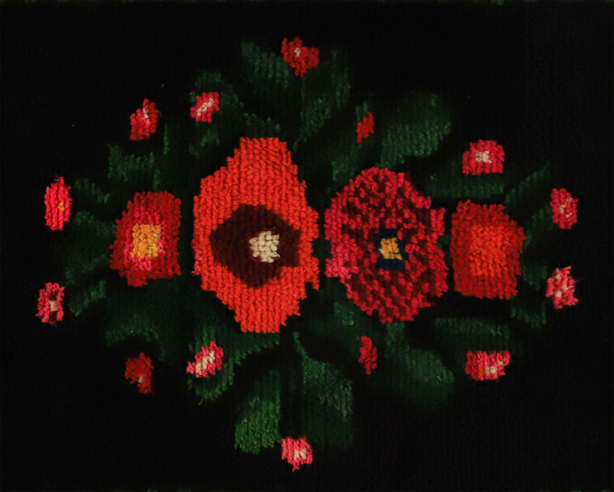 Anatolian handmade kilim rug 188 cm x 166 cm