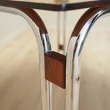 Walnut table, Italian design, 1970s, production: Italy