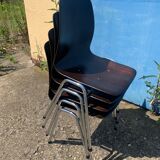 Set of 2 Galvanitas S26 Pagholz chairs, 1960s