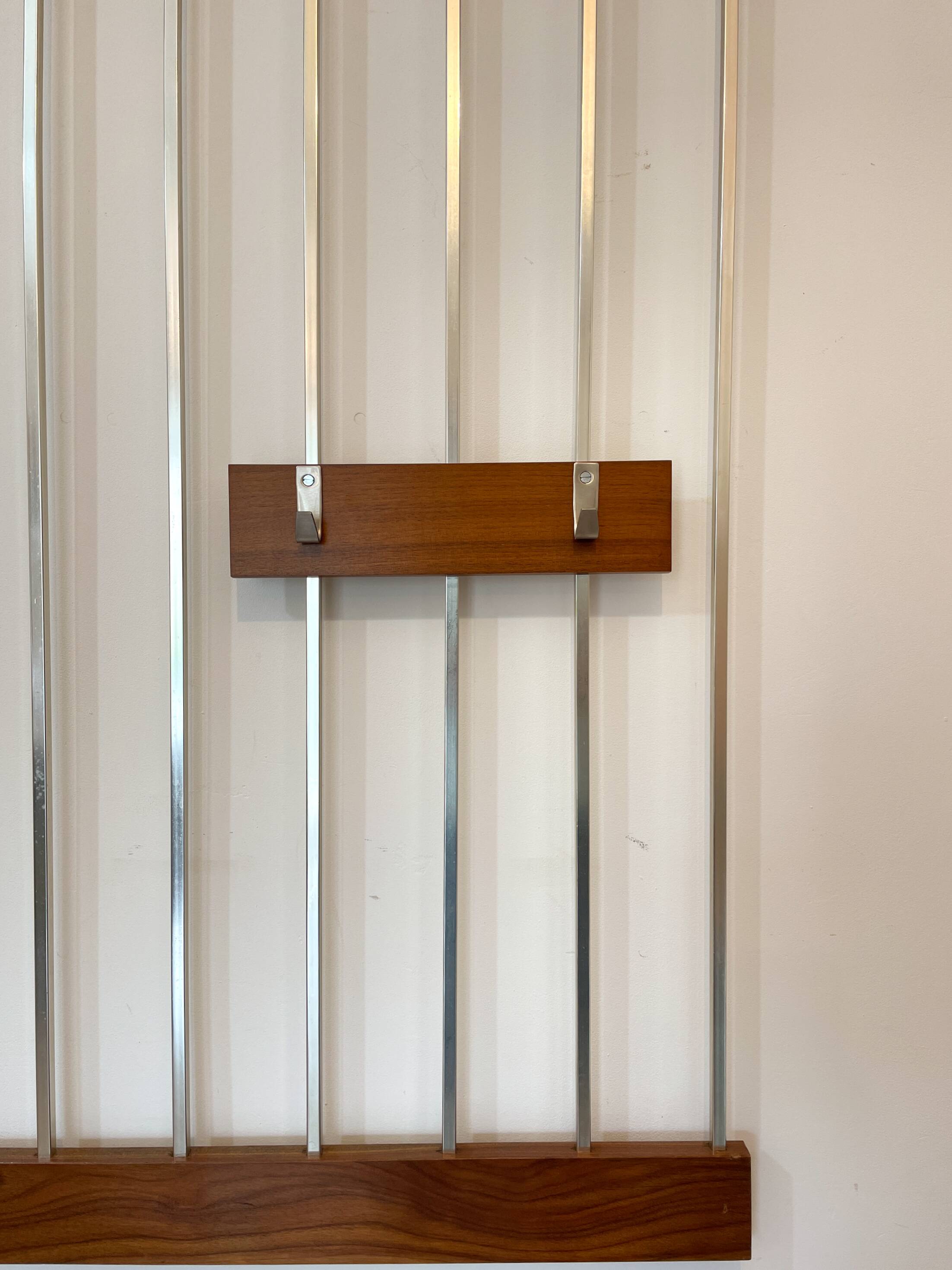 Scandinavian design wall coat rack - 1960s/70s
