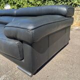 Sofa Roche Bobois black leather