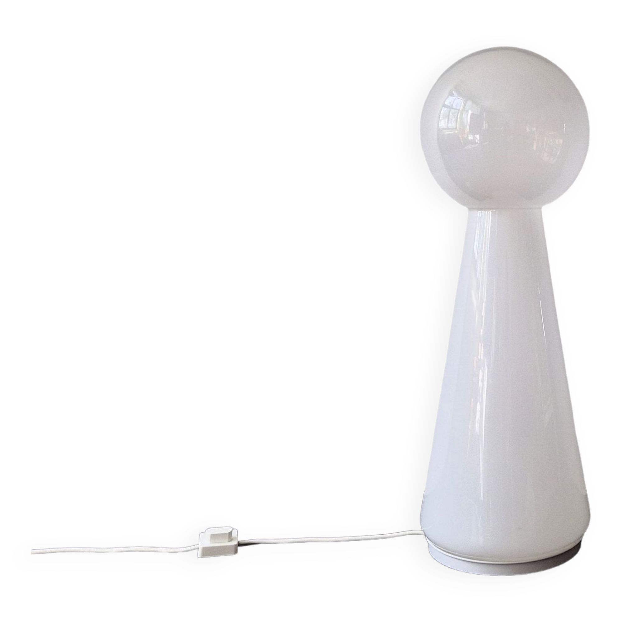 Large one piece Murano glass floor lamp, Italy 1970's/1980's