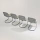 Ensemble de 4 chaises "077" par Studio Cidue pour Cidue, années 1970.