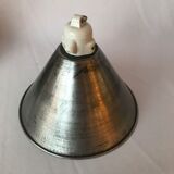 Conical lampshade iron and ceramic
