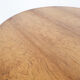 Table basse ronde en placage de bois de rose, années 1960