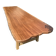 Table d’exception en Sipo massif 3 mètres  Création unique d’ébéniste d'art