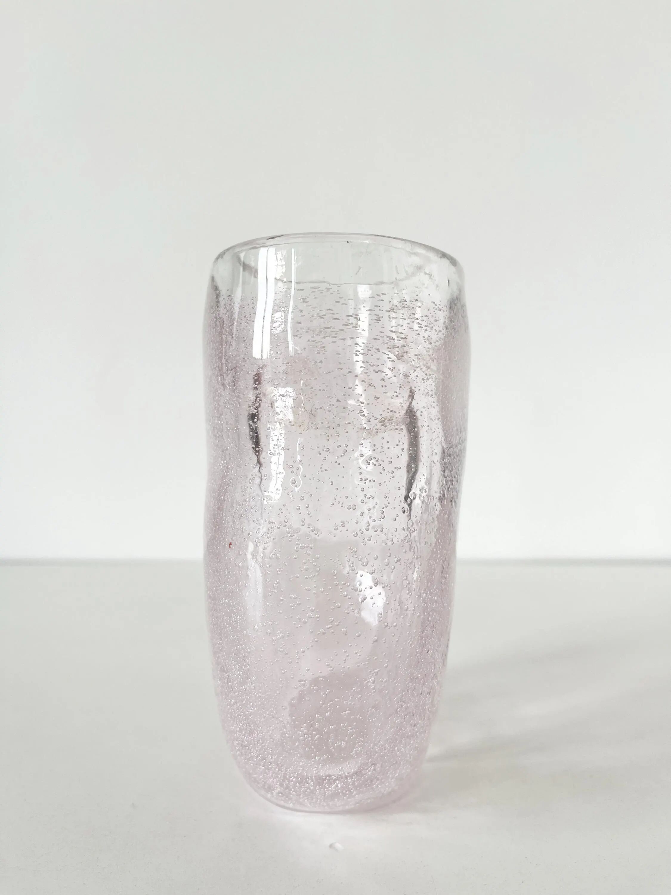 Bubble glass vase Kosta Boda Sweden 1980