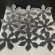 Vintage perforated aluminium cast iron centrepiece