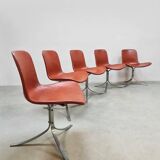 Danish vintage design dining chairs PK9 Poul Kjaerholm Fritz Hansen