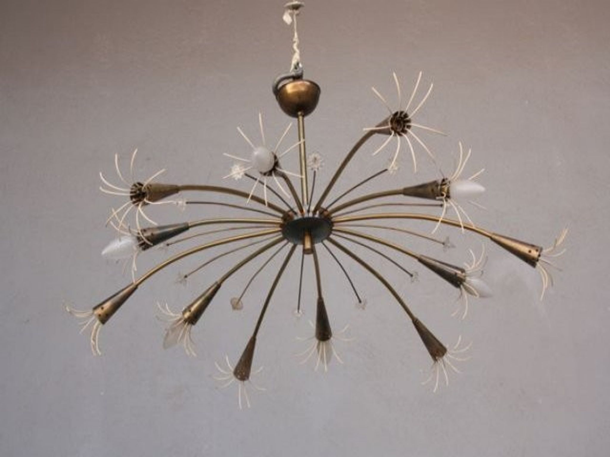 Chandelier 12 light 1960