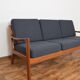 Danish teak Senator sofa by Ole Wanscher for Poul Jeppesens, 1950s
