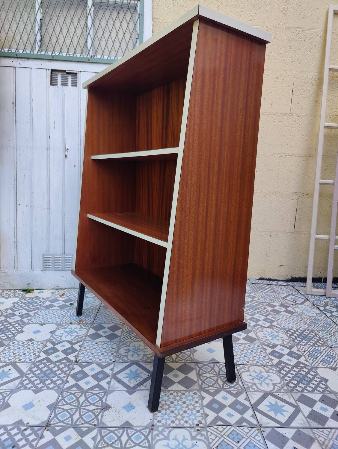 Bibliothèque vintage style mid-century modern