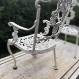 Anciennes chaises jardin