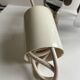 Chrome aluminium hanging lamp