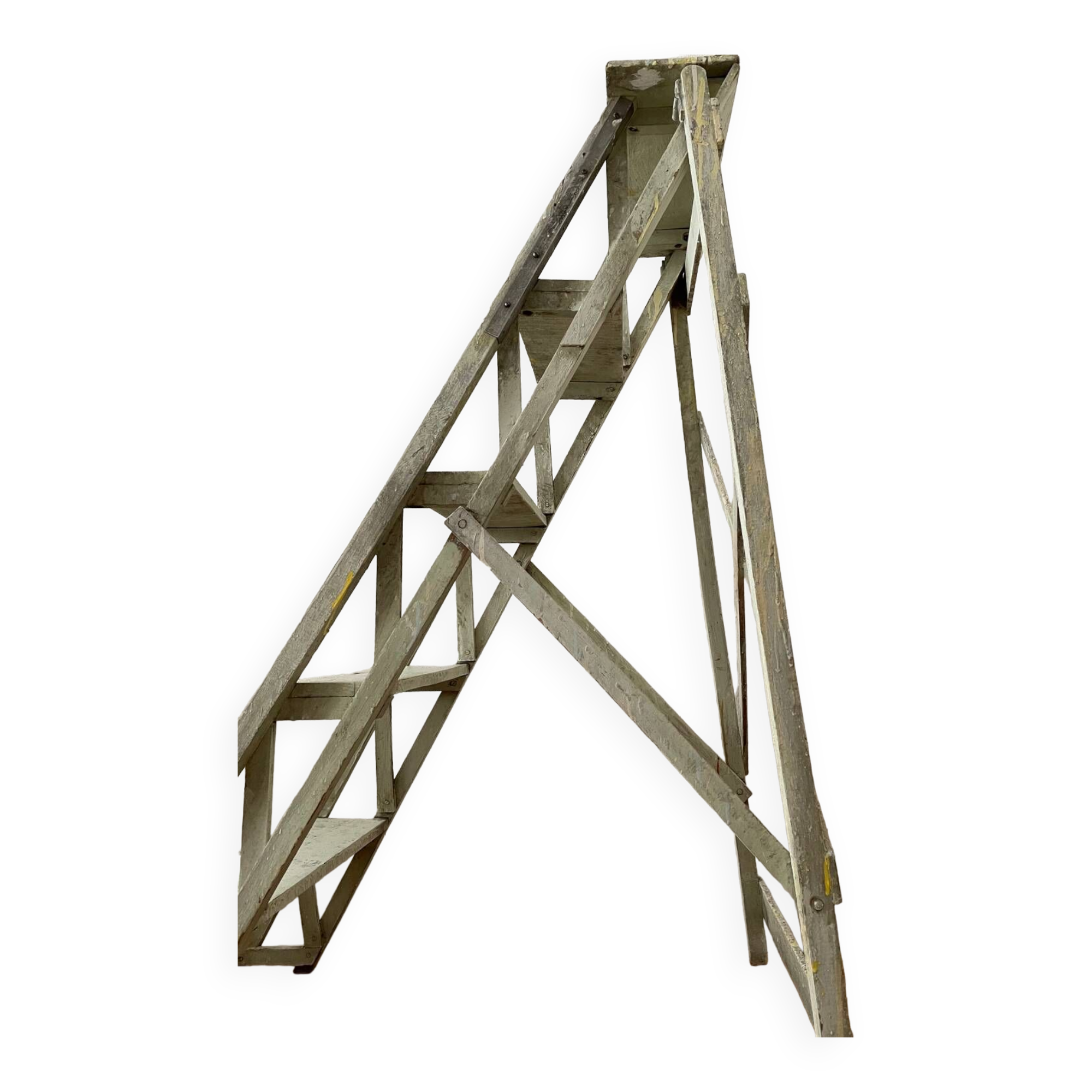 Vintage workshop stepladder