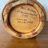 Antique Wooden Barrel Style Umbrella Stand Vintage Decor