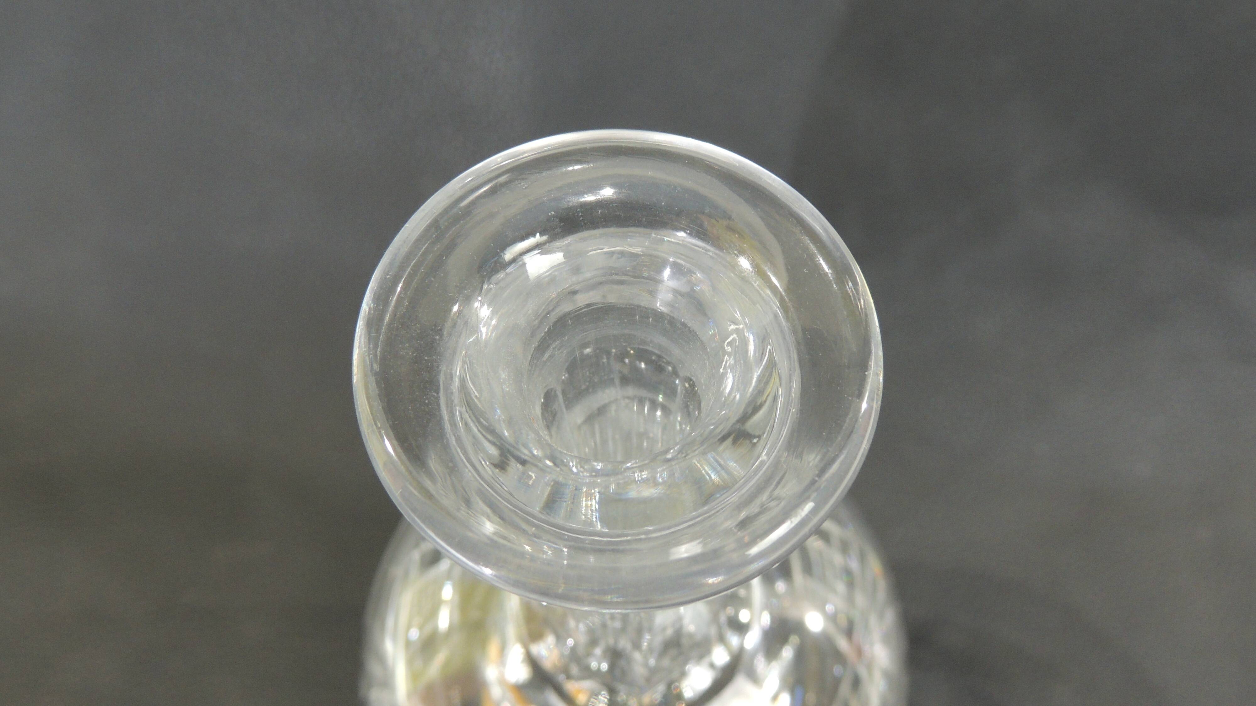 St Louis crystal wine carafe, Massenet model./vintage