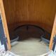 Vintage Rattan Brutalist Bar Cart