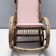 Pair of Postmodern Bamboo Children Rocking Chairs Ascribable to Vittorio Bonacina