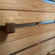Solid wood wall coat rack