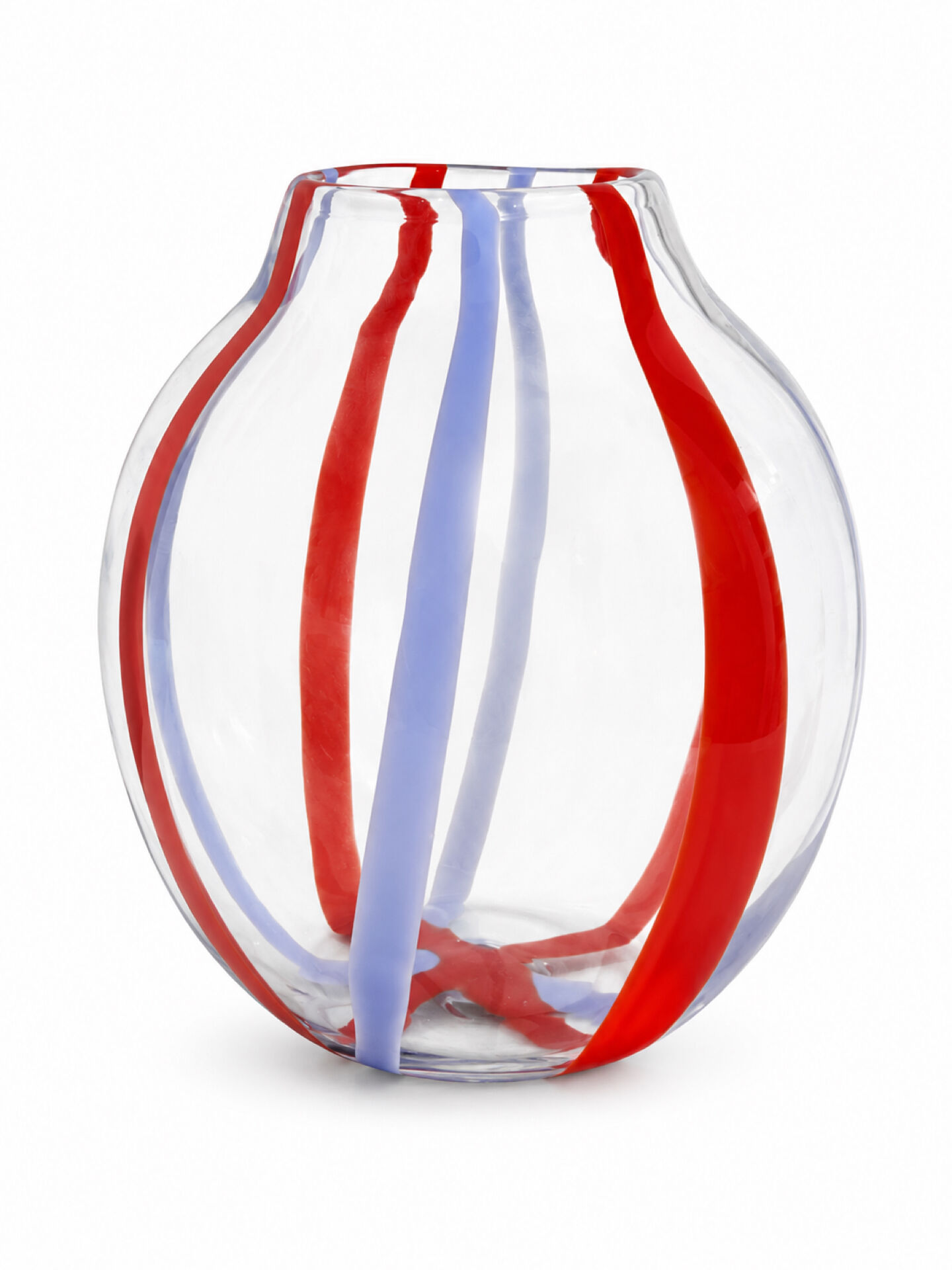 Murano blown glass vase by Lisa Corti